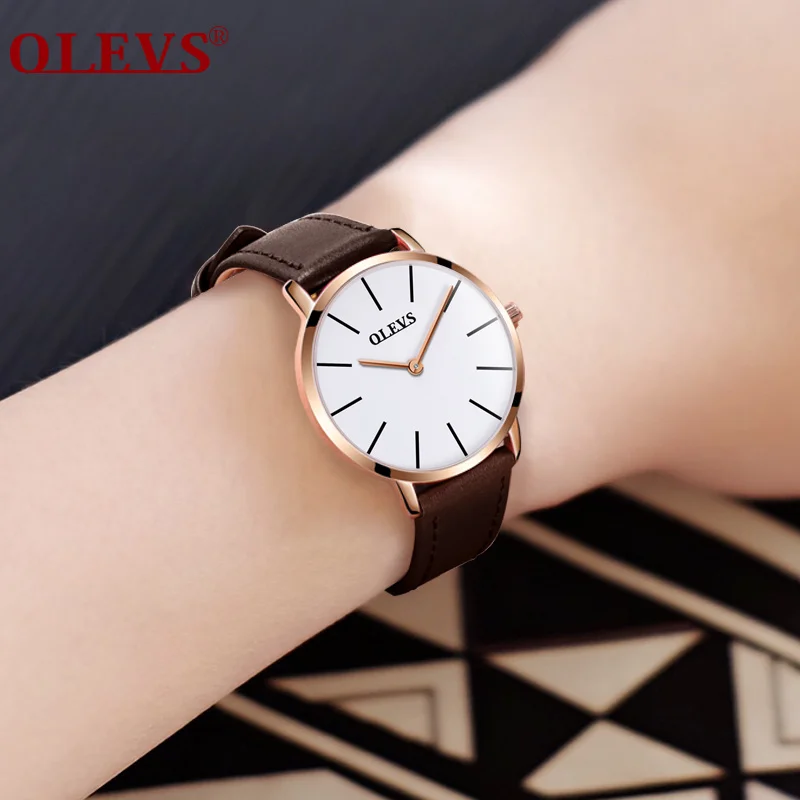 OLEVS женские кварцевые часы мужские для пар люксовый бренд водонепроницаемые