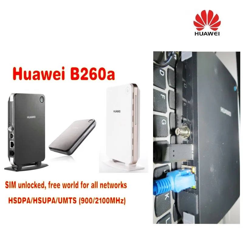 Huawei B260a разблокированный 3g маршрутизатор, включая huawei антенна SMA