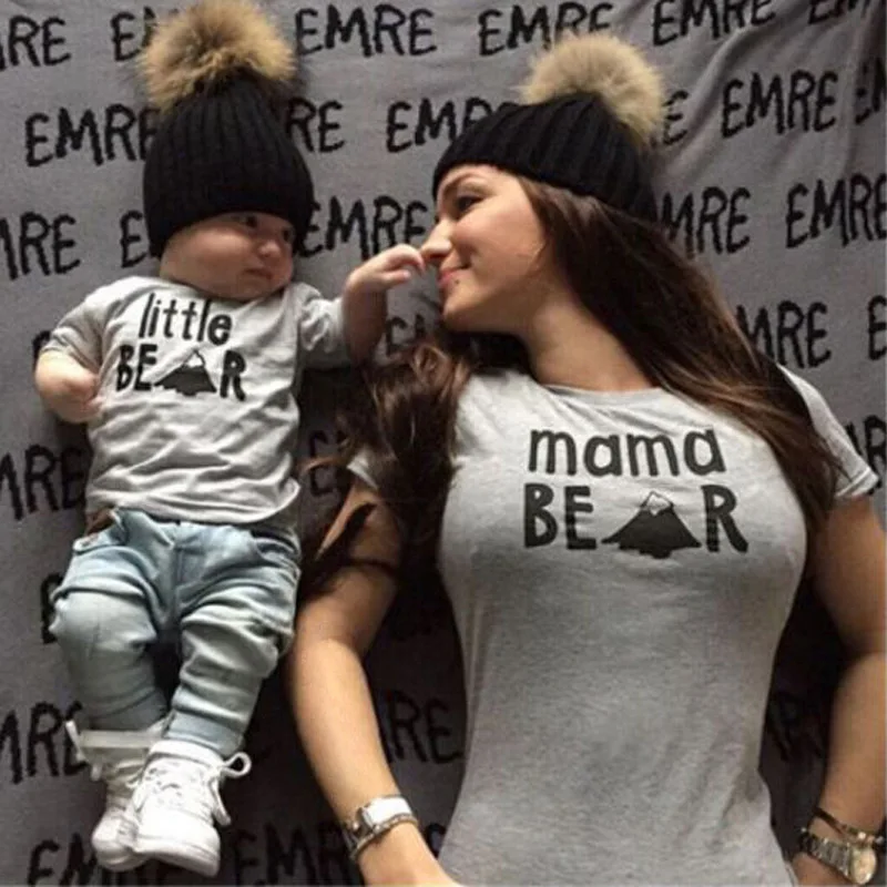 Новинка Семейный комплект летняя семейная футболка с рисунком Маленькая