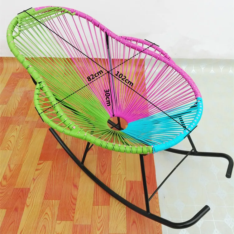 ПЭ кресло качалка садовое круглое железное для двора|garden chair|chair gardengarden rocking chair |