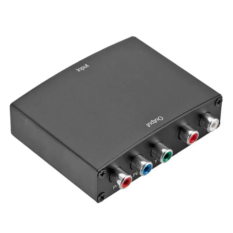 Компонент к HDMI конвертер RGB YPbPr AV видео аудио HDCP YPbPr/RGB + R/L Горячая продажа| |
