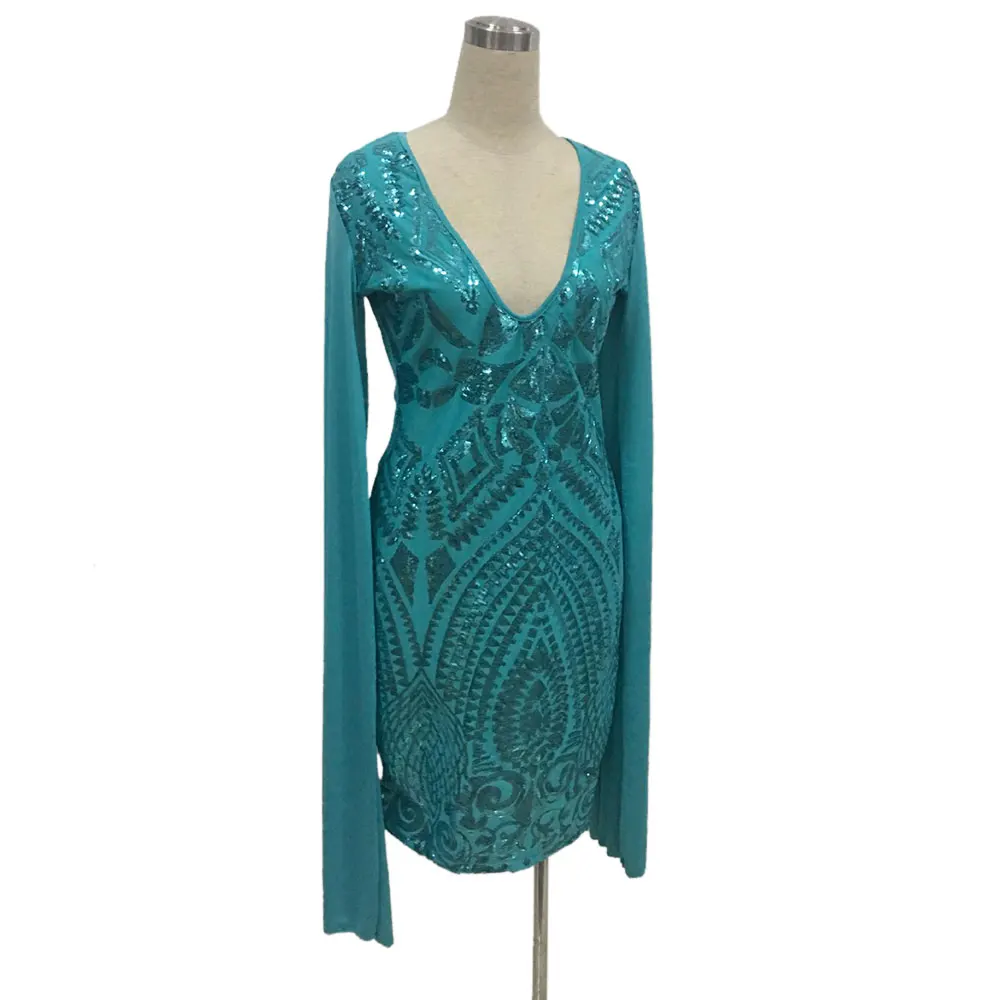 Сексуальное Клубное платье осень 2017 женская накидка с длинным рукавом