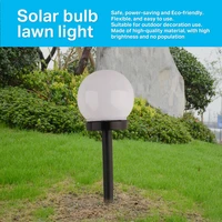 1 5pcs outdoor solar light garden yard led landscape path waterproof ip44 led round lawn light