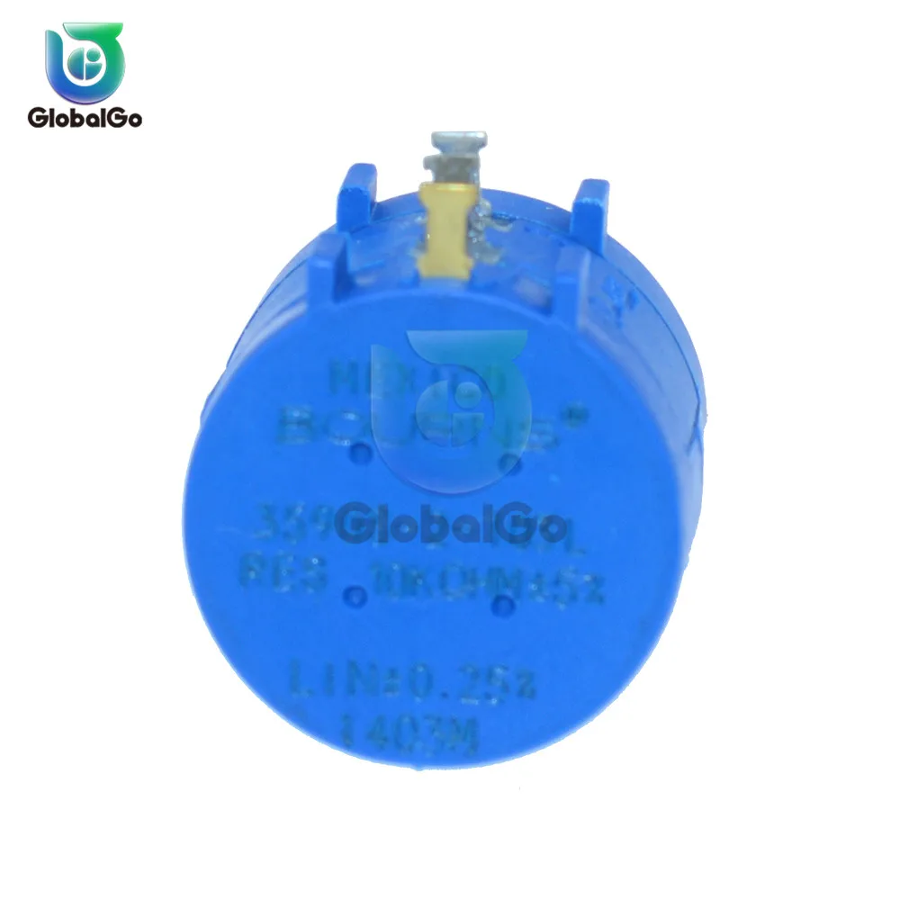 1 шт. потенциометр серии 3590 S 10 K ohm 3590S-2-103L 3590 S 103 прецизионный многоповоротный проволочный переменный резистор с потенциометром