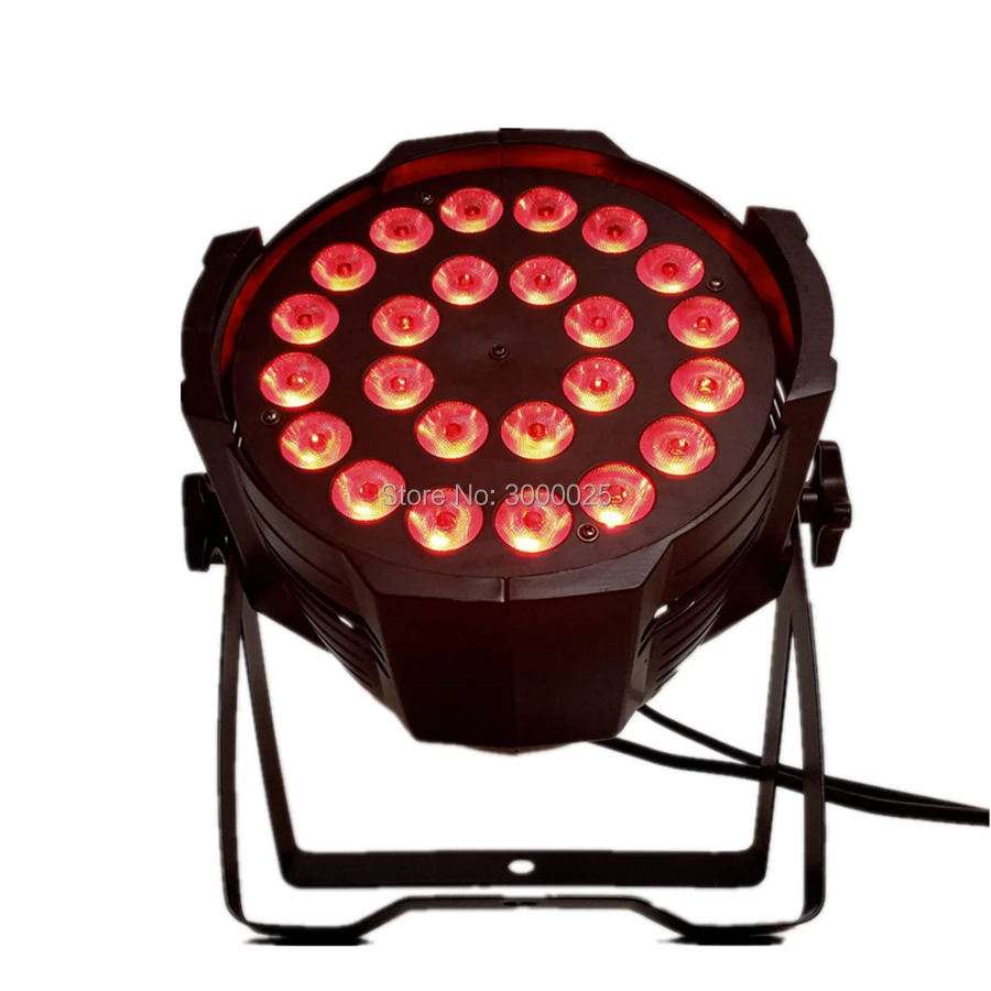 4 шт./Лот 24 шт. * 12 Вт в 1 rgbw 8 каналов DMX512 управление светодиодом Par Can внутренний