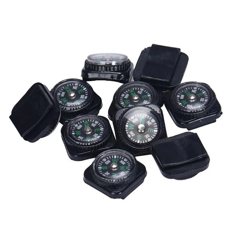10 шт Мини Компас для Паракорд Браслет выживания на природе портативный карманный