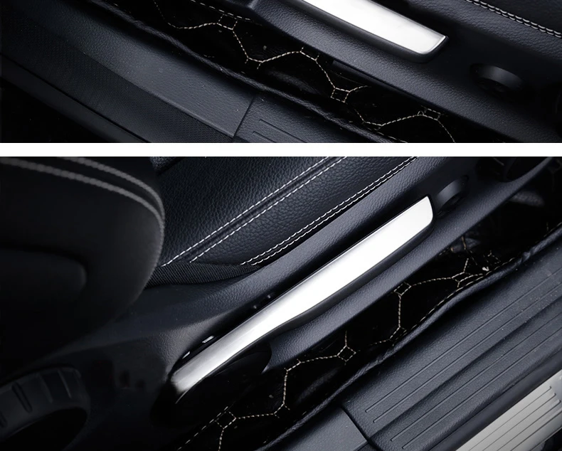 Авто-Стайлинг регулировки сиденья аксессуары C блестками для Mercedes Benz A B класс cla GLA W176 W246 C117 накладка полосатая наклейка