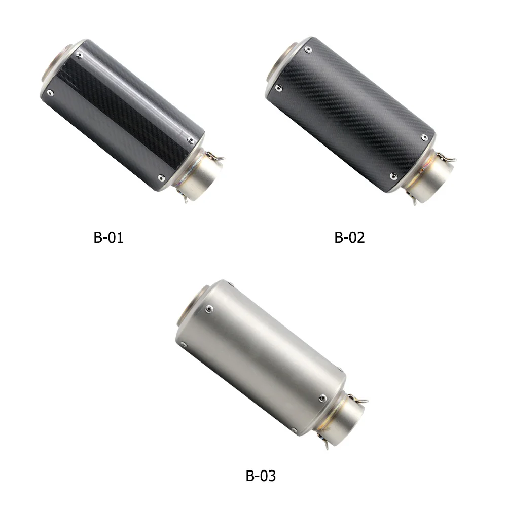 Выхлопная труба для мотоцикла ZSDTRP 60 мм глушитель из углеродного волокна SC GP
