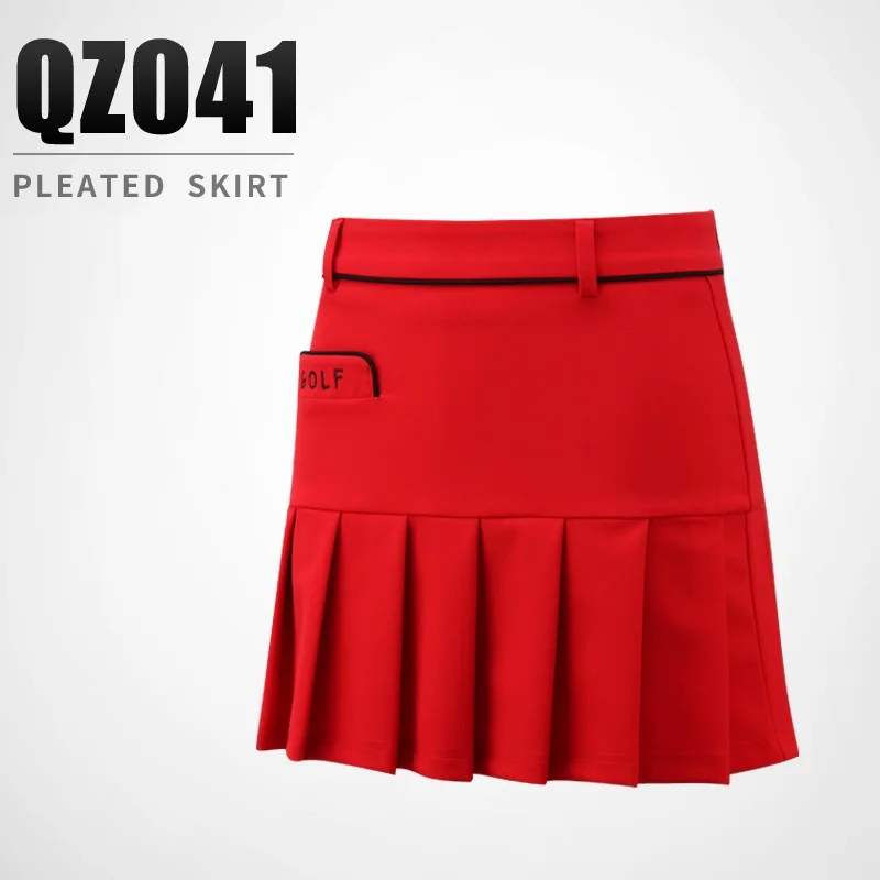 PGM Женская плиссированная юбка для гольфа со средней талией Спортивная тенниса