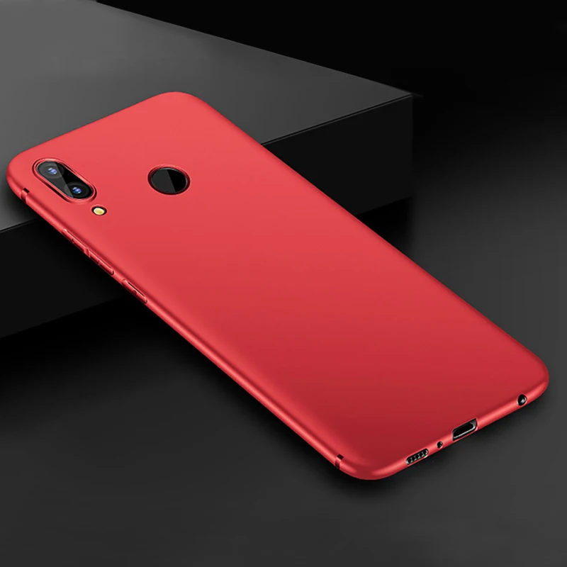 Красный Для huawei P20 Lite чехол P 20 Lite чехол противоударный ТПУ силиконовый бампер матовый чехол-Броня чехол для huawei P20 Lite P 20 Lite - Цвет: Красный