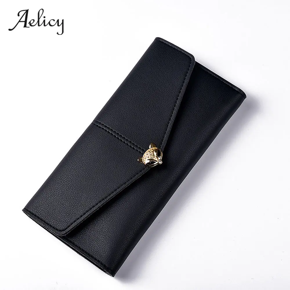 Aelicy, роскошный женский длинный клатч, кошелек, кожзам, кошельки, Женский кошелек, модный, маленький, Женский кошелек, длинный, монетница, держатель для карт Carteira