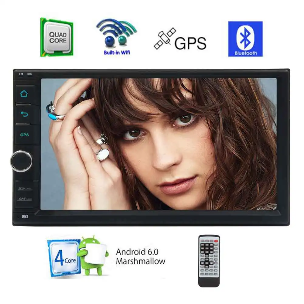 Автомагнитола 2 Din Android In Dash GPS SAT Bluetooth навигация 7 &quotHD сенсорный экран MP5
