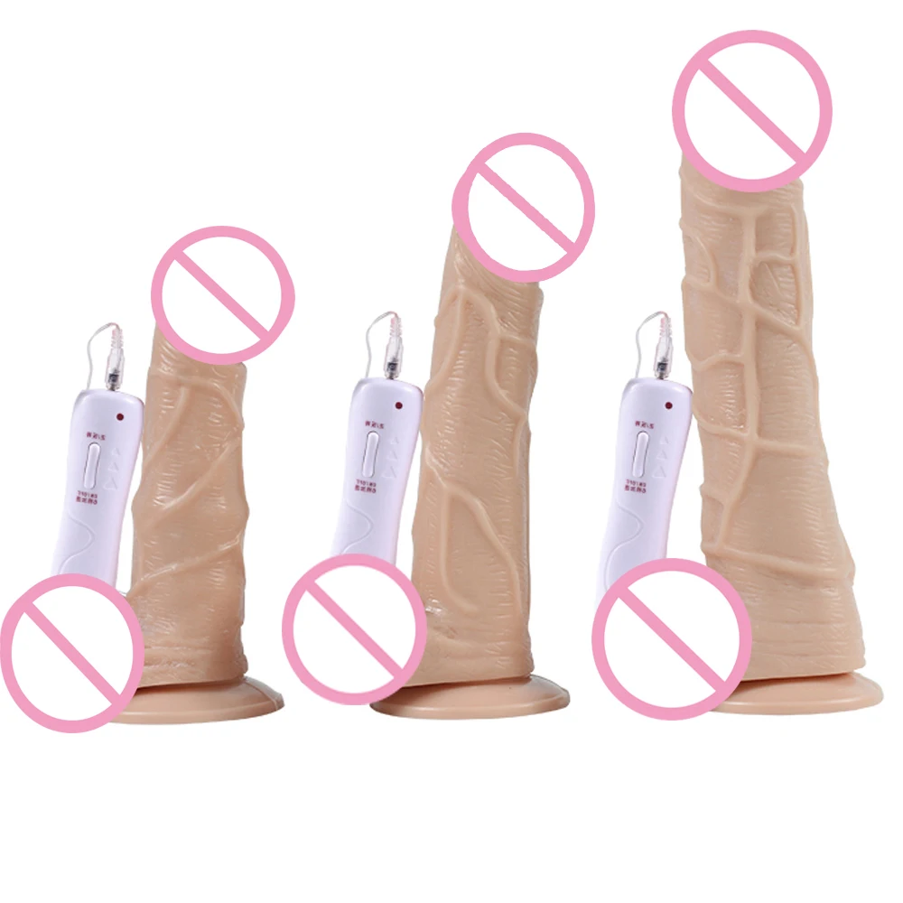 Новый реалистичный Водонепроницаемый Пенис с присоской мульти Скорость