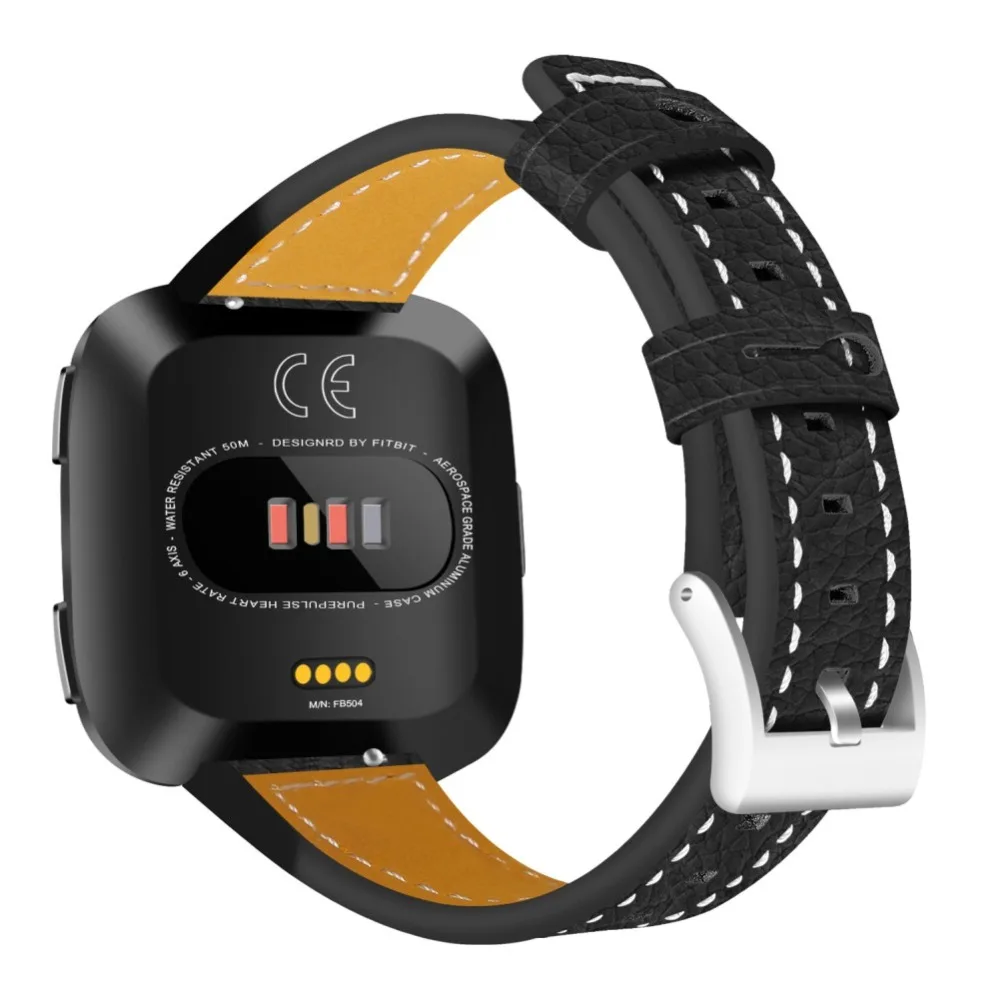 Для Fitbit Versa ремешок для часов сменный классический браслет из натуральной кожи