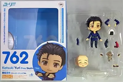 Аниме YURI! На льду Yuri Katsuki 762 # Nendoroid ПВХ фигурка Коллекционная модель игрушки