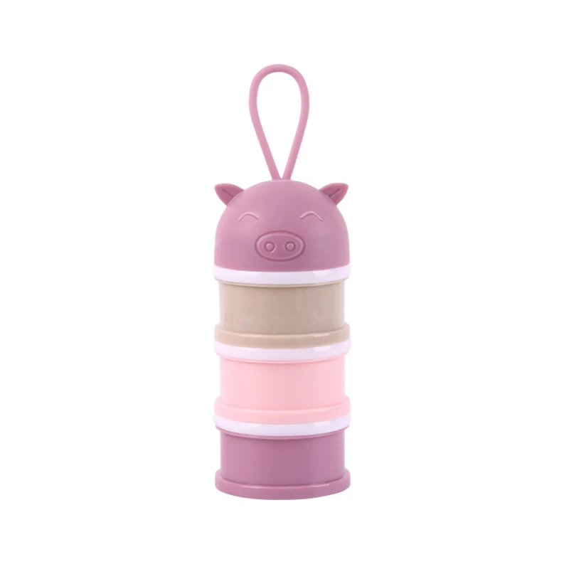 IMBABY 3 слоя коробки для молока пакеты для ланча коробка для орехов Нетоксичная формула коробка для хранения молока порошок для молока детский контейнер для молока - Цвет: Color 2
