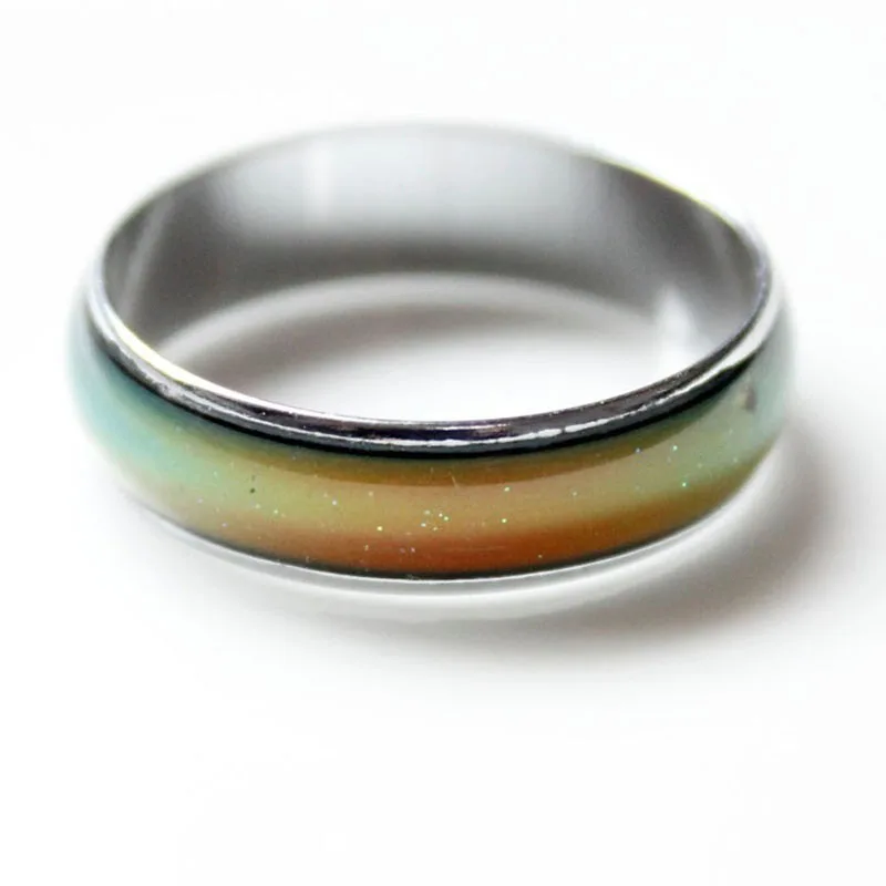 

fashion changing colors ring Jewelery Bulks Mixed mood ring will change color stainless steel ring Temperature Emotion 100pcs