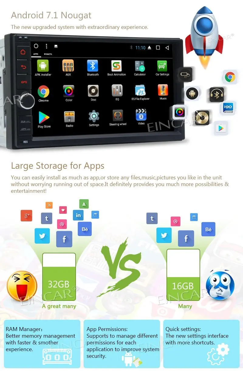 Фронтальная и обратная камера + Android 7 1 Восьмиядерный автомобильный стерео gps