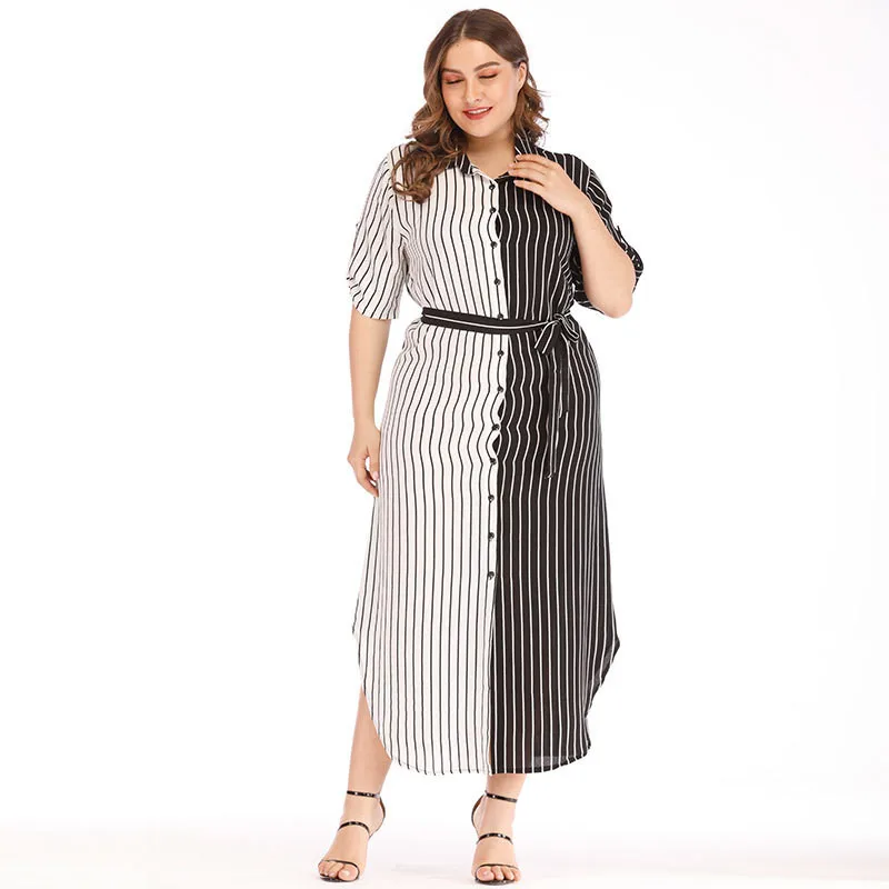 Женское летнее платье 2019 элегантное офисное вечернее Повседневное рубашка макси