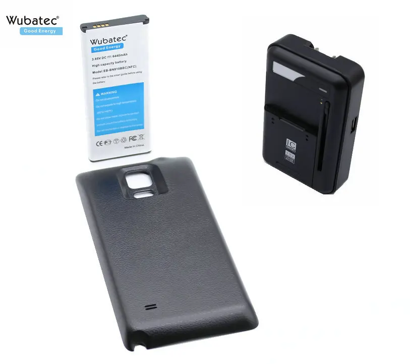 Аккумулятор Wubatec 1x Note 4 NFC 6440 мА/ч + зарядное устройство для Samsung Galaxy N910F N910C N910V N910T