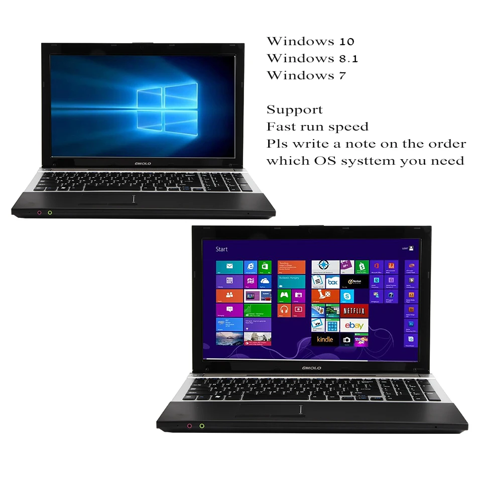 15," Intel Core I7 ноутбук 8 Гб Оперативная память 1 ТБ& 120 ГБ SSD Камера WI-FI Windows 10 игровой ноутбук