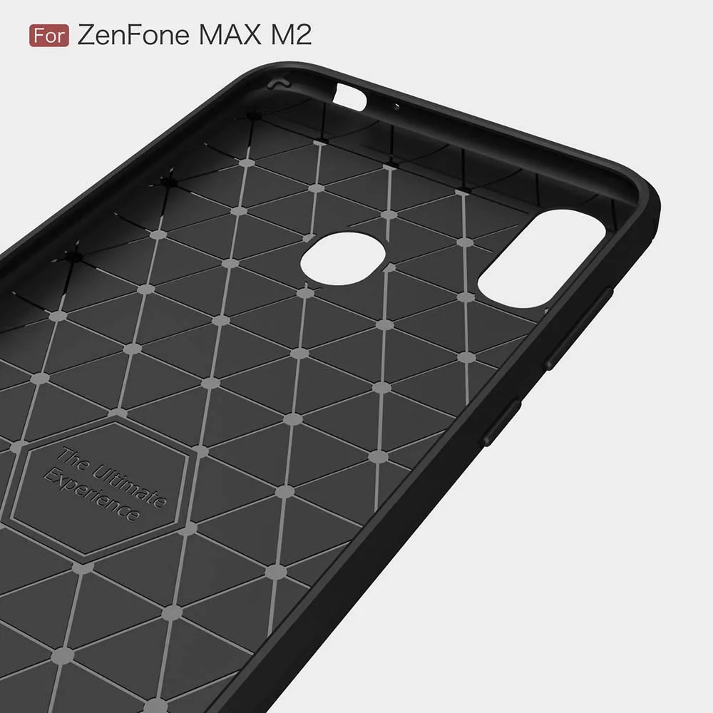 Чехол из углеродного волокна для Asus Zenfone Max M2 zb633kl чехол ZB633KL задняя крышка