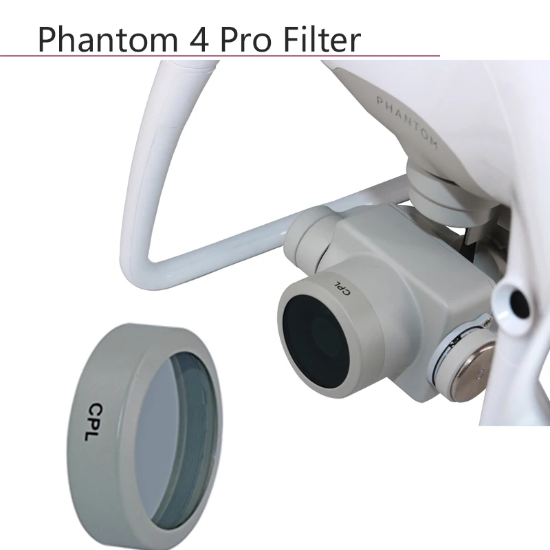 Винт на CPL фильтр объектива для DJI Phantom 4 Pro 4A Расширенный Дрон камера круговой