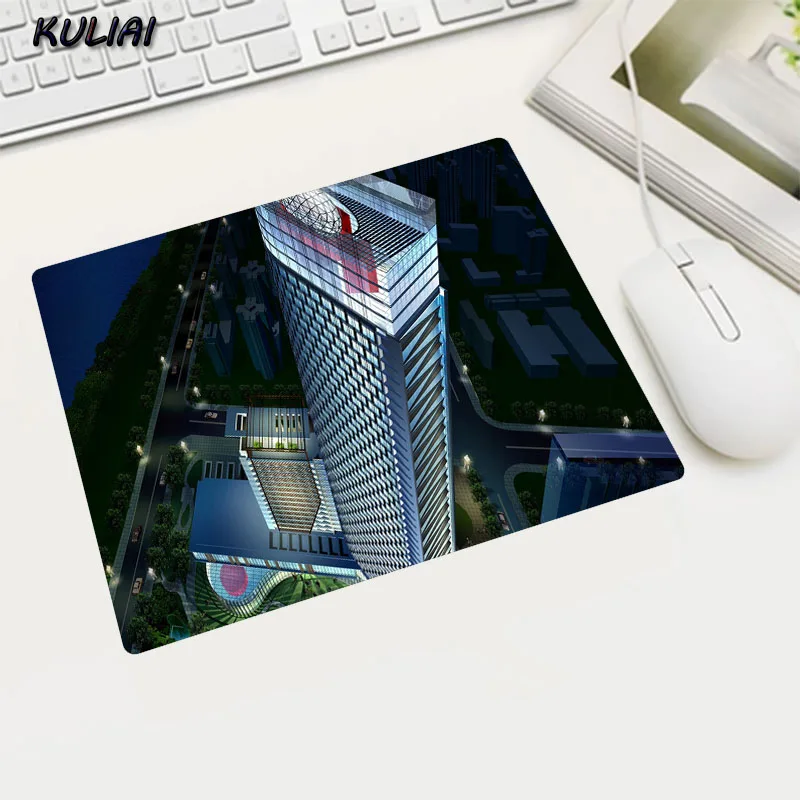 Коврик для мыши XGZ с 3D-принтом архитектурный коврик гладкая и быстрая резиновая