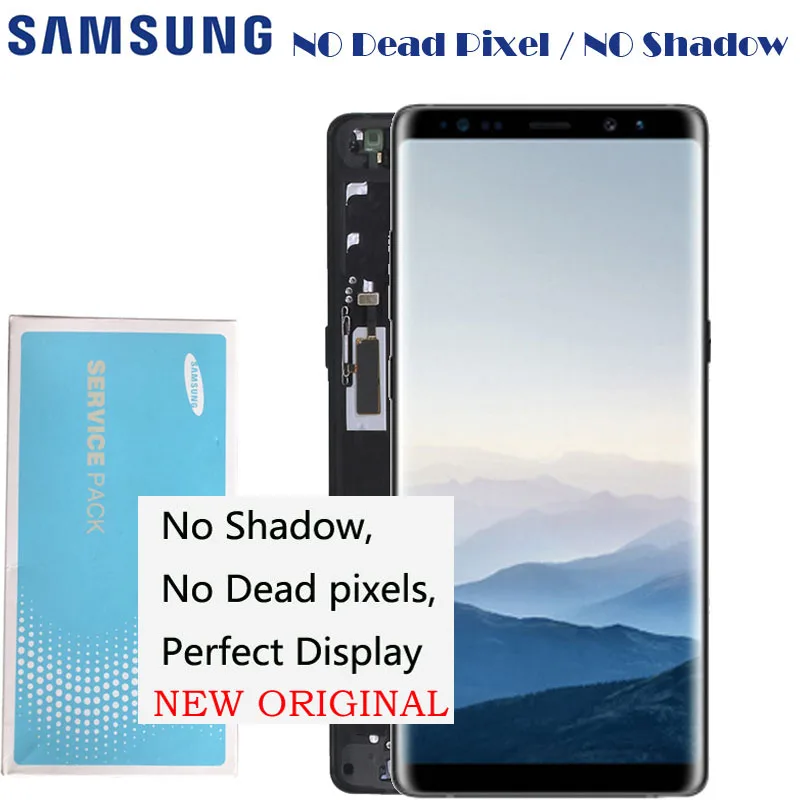 ЖК-дисплей 6,3 ''2960*1440 с рамкой для samsung Note 8, сенсорный ЖК-дисплей, дигитайзер, Note8 N950 N950F