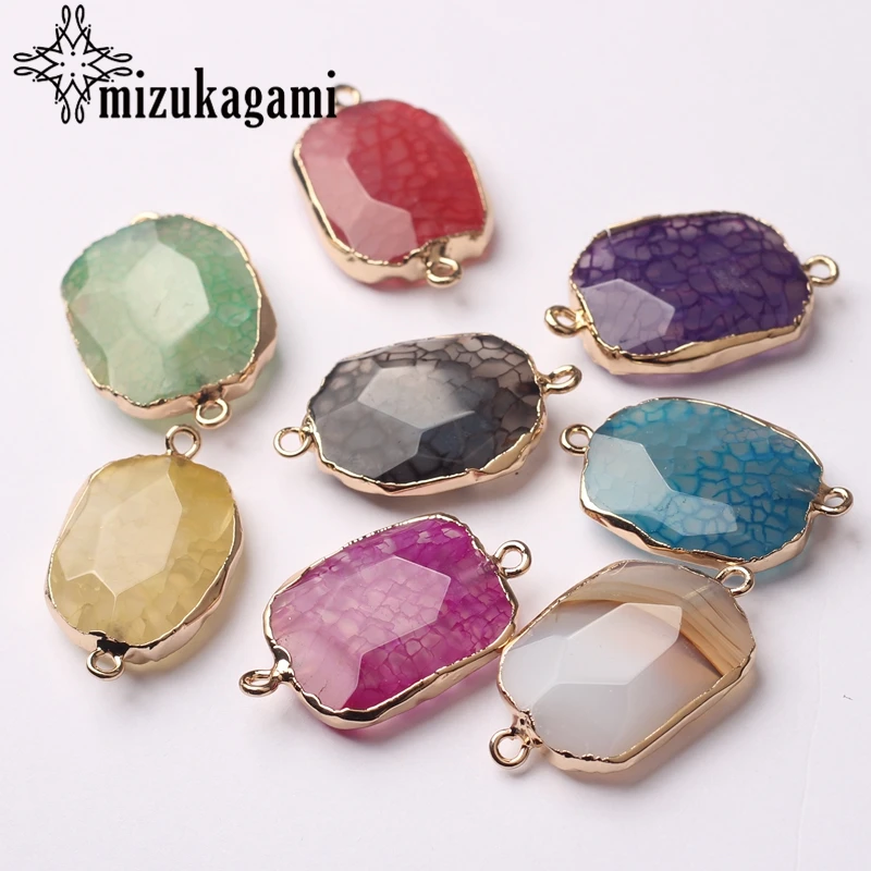 Натуральные Искусственные Красочные камни подвески для ювелирных изделий