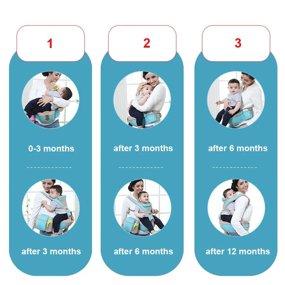 Mambo Baby Carrier накидка Хипсит Передняя переноска Хипсит детский слинг для новорожденных на бедрах одноцветная дышащая детская накидка
