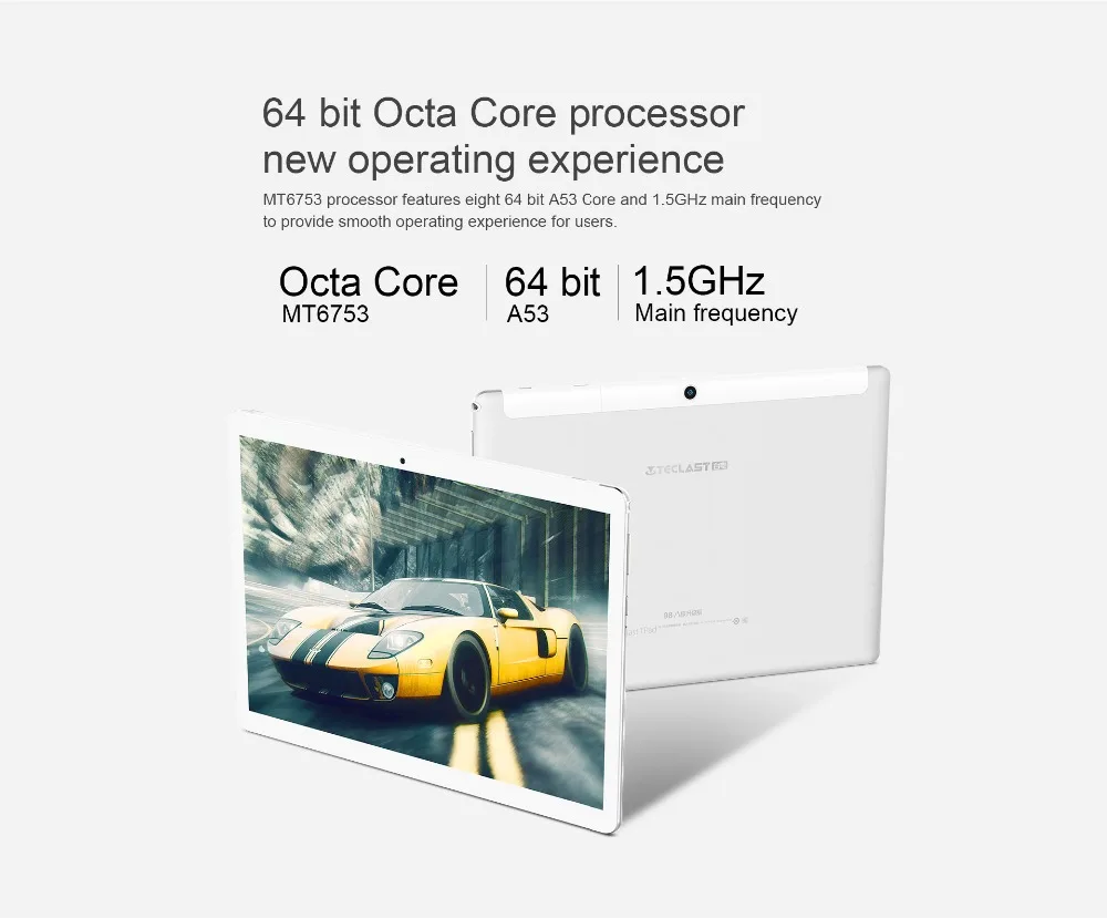 10,1 inch Teclast 98 Восьмиядерный Media Tek MT6753 4G LTE 3 GB+ 32 ГБ Android6.0 Tablet pc