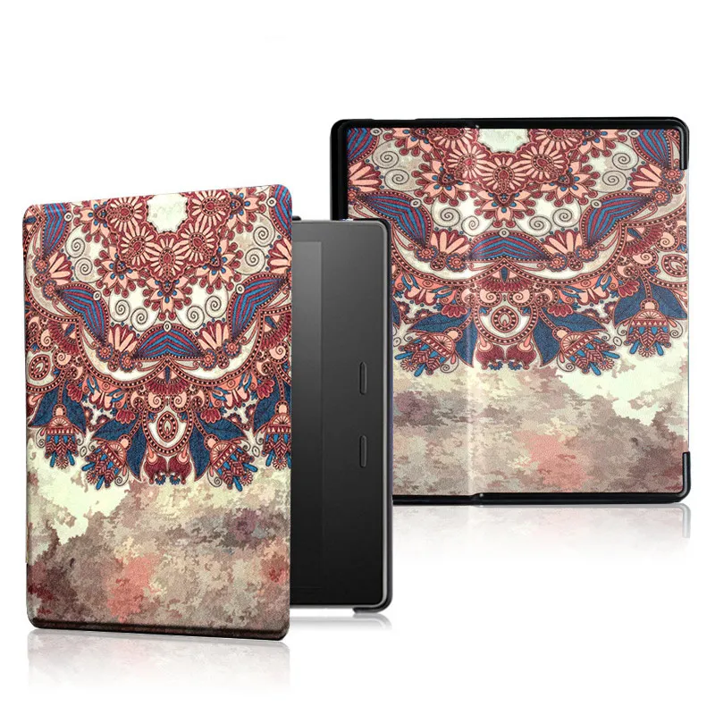 Tribal style Чехол с магнитным рисунком, подходит для " Kindle Oasis(9th Generation), читалка для Kindle Oasis 2, Автоматический Режим сна/пробуждения - Цвет: Tribal style