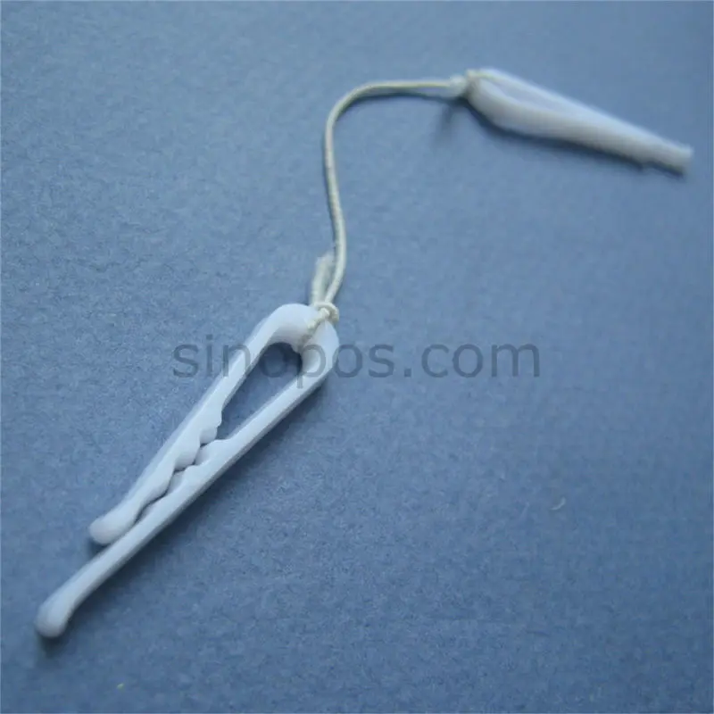 Пластиковые двойные зажимы для галстука на спине с эластичным шнуром одежды