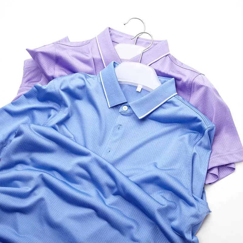 Летняя новая модная из вискозы рубашка с воротником шелка Мужская коротким