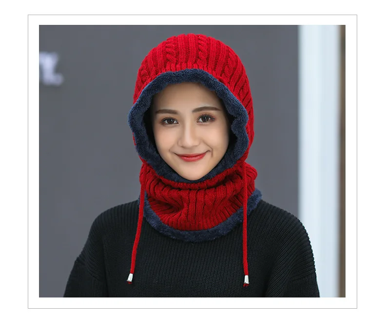 Зимняя шерстяная вязаная шапка бини мужской шарф Skullies Beanies Зимние шапки для мужчин и женщин шапки Gorras Bonnet маска брендовые шапки
