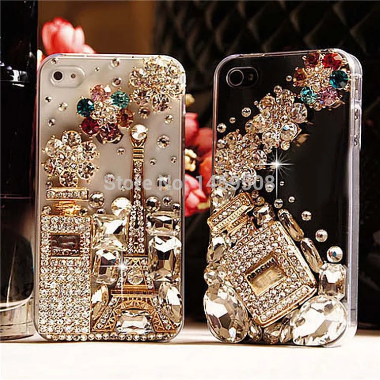 For OPPO R11 R11s Plus R15 R17 F11 Pro A59 A71 A77 A83 F1s F5 F7 F9 A3s A5 A7 A9 Reno Perfume Bottle Rhinestone Case Cover |