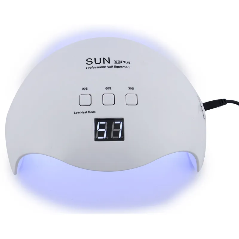 Светодиодный Сушилка для ногтей SUN X9 Plus 48 Вт с ЖК дисплеем таймером и кнопкой 21