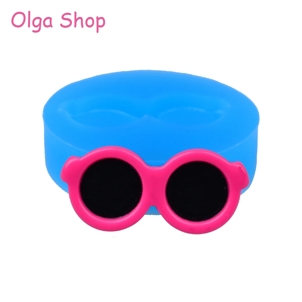 Силиконовая форма FYL339 для солнцезащитных очков полимерная глина печенье шоколад