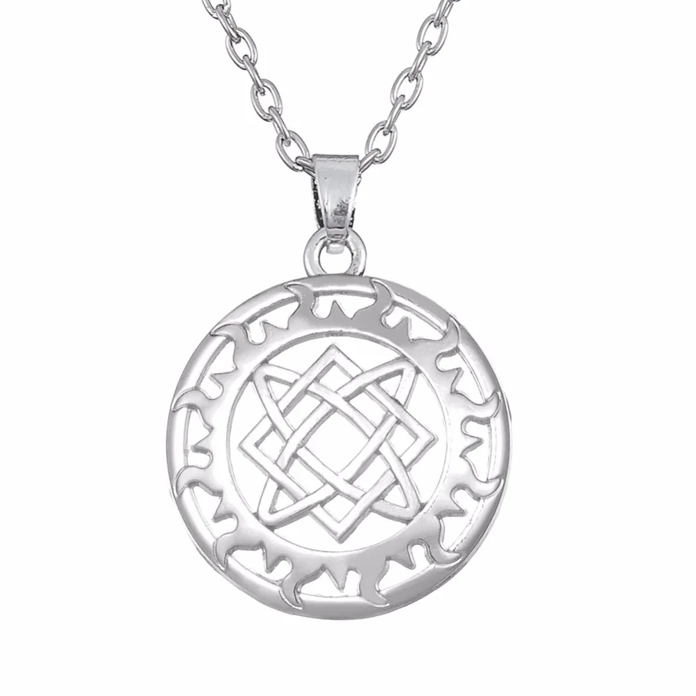 Амулет Teamer в ретро-стиле с изображением солнца ожерелье