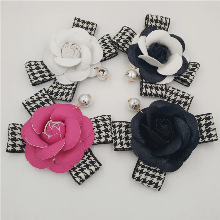 Классическая Женская брошка Camelia с цветком 6 5 см Camellia заколки знаменитого бренда