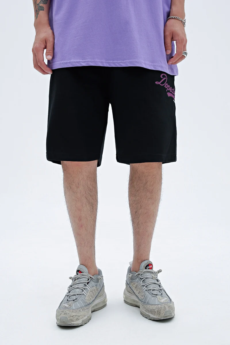 CHINISM письмо Юбки с вышивкой 2018 мужские летние Повседневное хлопковые шорты