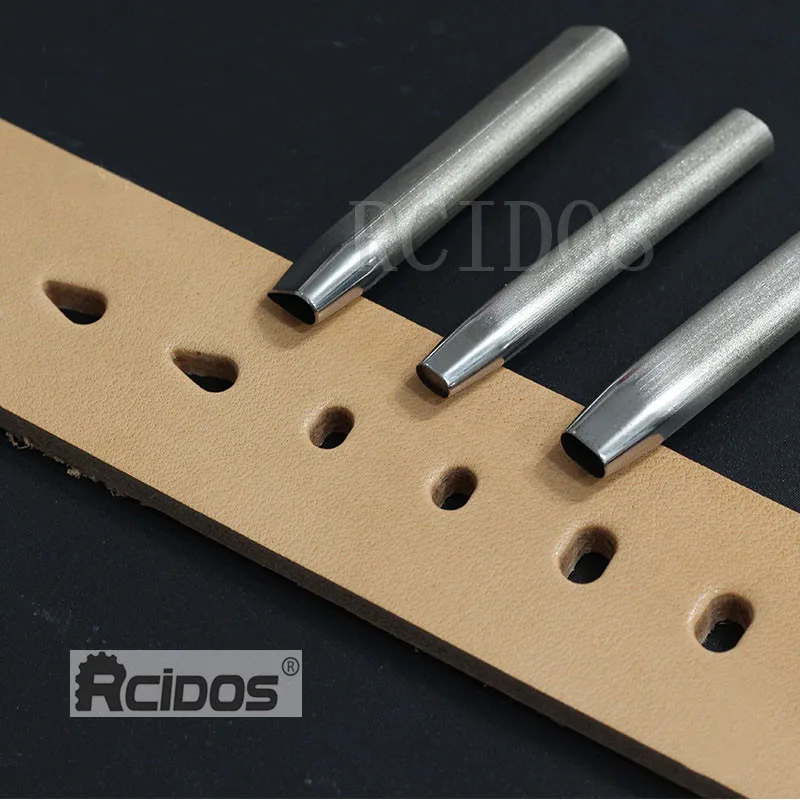 4x6 мм/5x8 мм ручной DIY кожаный плоский дырокол отверстие для капли воды 5x9 RCIDOS