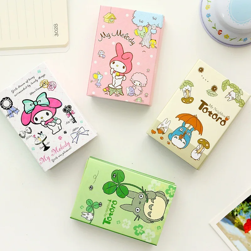 Kawaii Тоторо и мелодия 6 складной memo pad Sticky Notes Memo закладки для блокнота подарок канцелярские