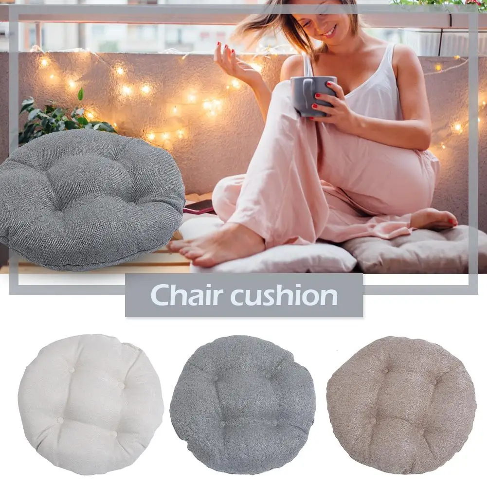 Высокое качество пасторальный Стиль Имитация льняной круглой подушки