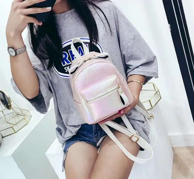 Women Mini Backpack Fashion Leather Backpacks for Teenagers Girl Small Female School Backpack Cute Shoulder Bag Bagpack Mochila