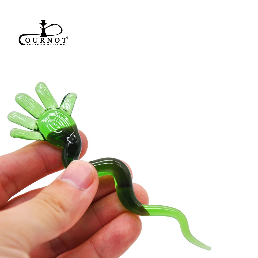 COURNOT Dabber воск масло папа инструмент премиум стекло Carb крышка 4 дюймов ручка Dabbler