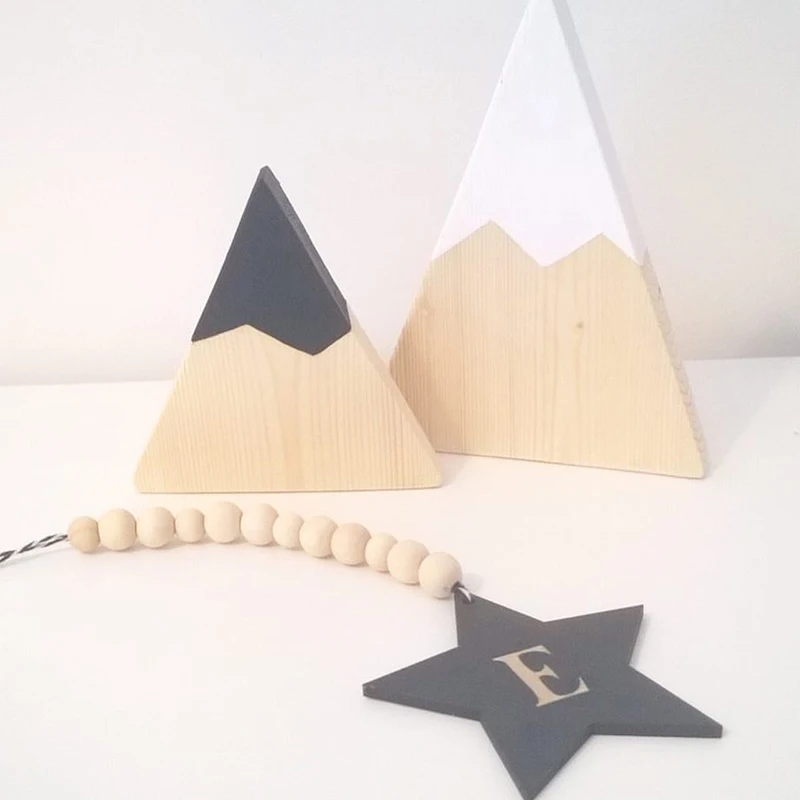 INS скандинавский верх лесной деревянный горный декоративный книжный конец