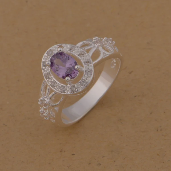 Оптовые серебряные кольца ювелирных изделий покрытые WR-1110 | Украшения и