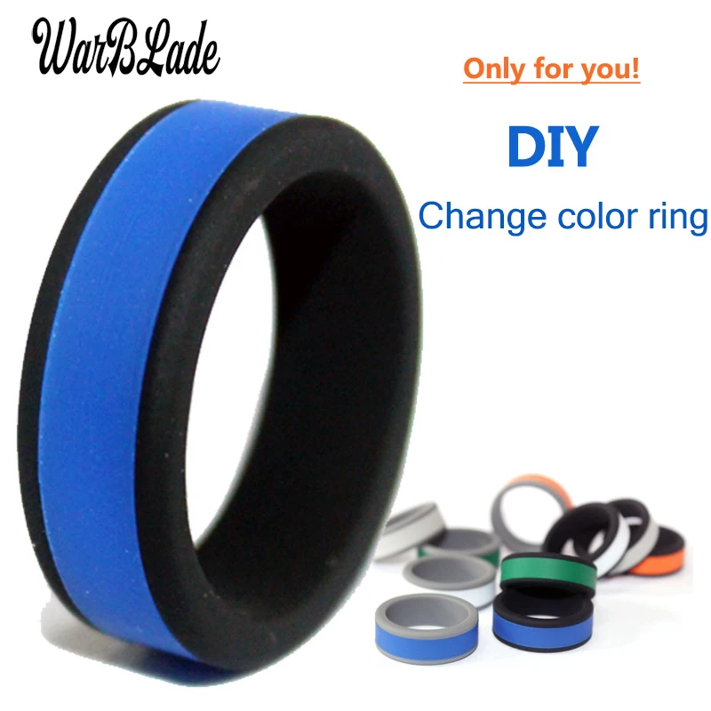 WarBLade новое 8 мм Гипоаллергенное гибкое Силиконовое кольцо для кроссфита можно DIY